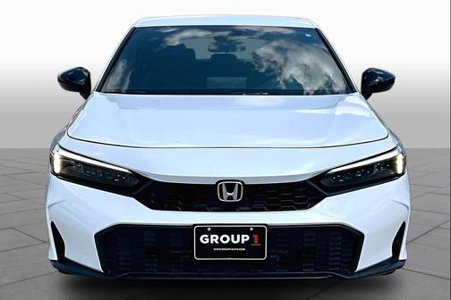 Platinum White Pearl 2025 Honda Civic Sport