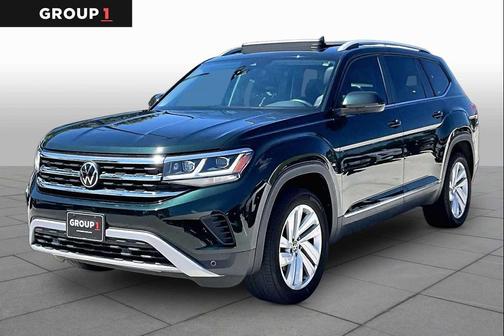 Racing Green Metallic 2021 Volkswagen Atlas 3.6L SEL