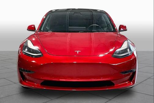 Red Multi-Coat 2021 Tesla Model 3 Standard Range Plus