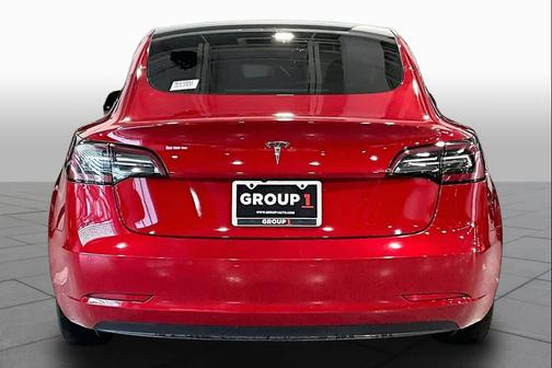 Red Multi-Coat 2021 Tesla Model 3 Standard Range Plus