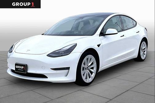 Pearl White Multi-Coat 2021 Tesla Model 3 Standard Range Plus