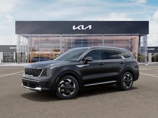 Gray 2026 Kia Sorento Hybrid EX