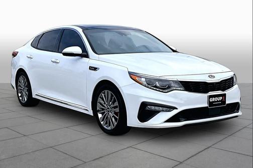 Snow White Pearl 2019 Kia Optima SX Turbo