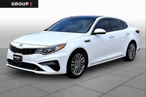Snow White Pearl 2019 Kia Optima SX Turbo