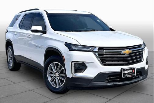 Summit White 2023 Chevrolet Traverse LT Cloth