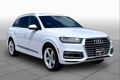 Glacier White Metallic 2019 Audi Q7 55 Prestige