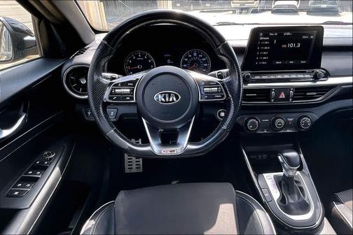 Aurora Black 2021 Kia Forte GT-Line