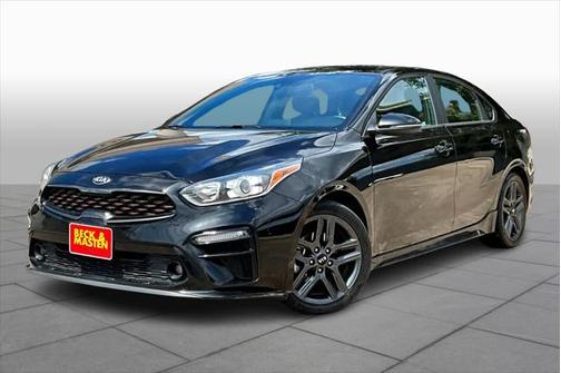 Aurora Black 2021 Kia Forte GT-Line