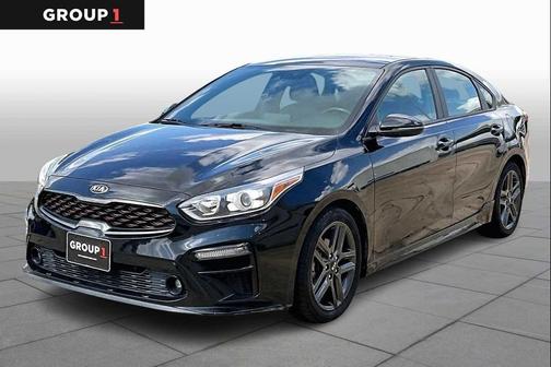 Aurora Black 2021 Kia Forte GT-Line