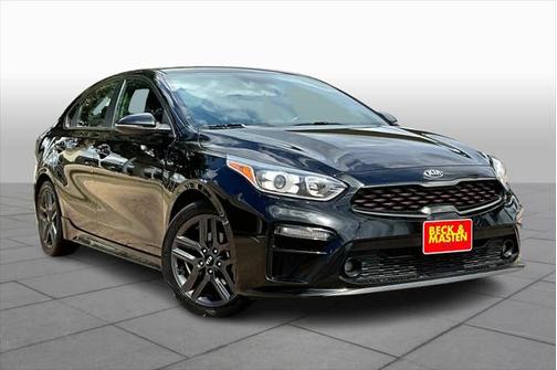 Aurora Black 2021 Kia Forte GT-Line
