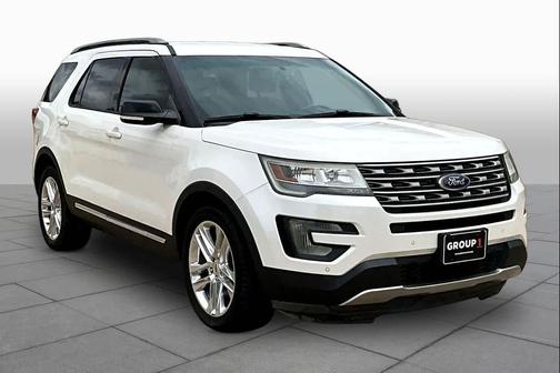 White Platinum Metallic Tri-Coat 2016 Ford Explorer XLT