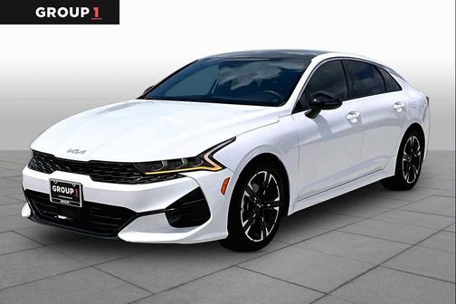 Glacial White Pearl 2022 Kia K5 GT-Line