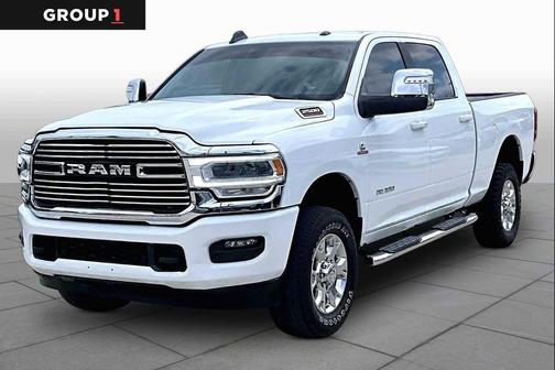 Bright White Clearcoat 2024 RAM 2500 Laramie Crew Cab 4x4 6'4' Box