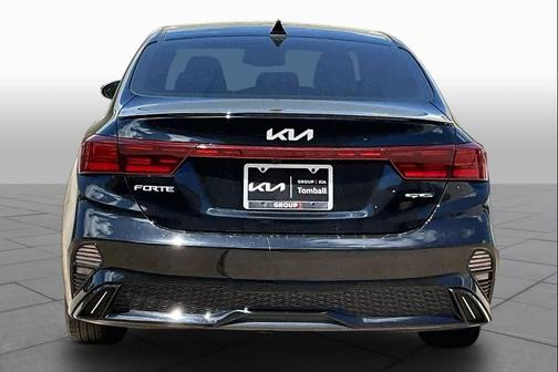 Aurora Black 2024 Kia Forte GT-Line