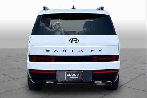 Serenity White 2025 Hyundai SANTA FE Calligraphy