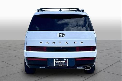 Serenity White 2025 Hyundai SANTA FE Calligraphy