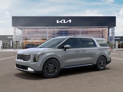 Ceramic Silver 2026 Kia Carnival Hybrid SX