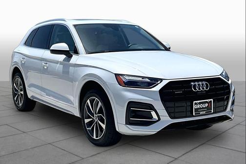 Glacier White Metallic 2021 Audi Q5 45 Premium Plus