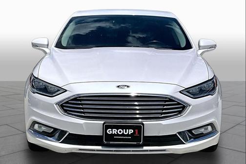 White Platinum Metallic Tri-Coat 2017 Ford Fusion Energi Titanium