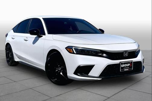 Platinum White Pearl 2023 Honda Civic Sport