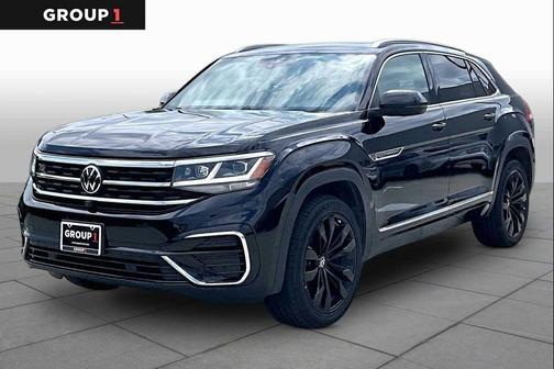 Deep Black Pearl 2023 Volkswagen Atlas Cross Sport 3.6L V6 SEL Premium R-Line