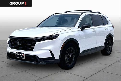 Platinum White Pearl 2024 Honda CR-V Hybrid Sport FWD