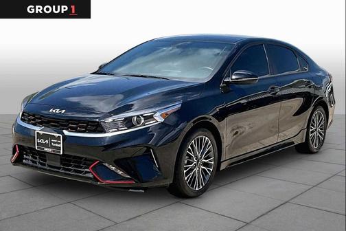 Aurora Black 2024 Kia Forte GT-Line