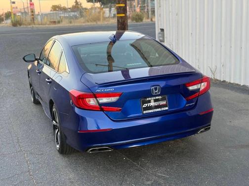 Blue 2019 Honda Accord Sport