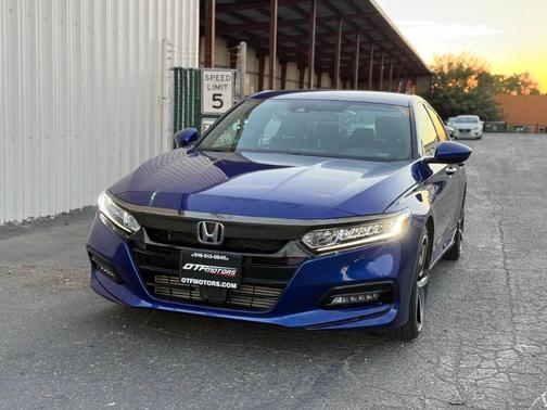 Blue 2019 Honda Accord Sport