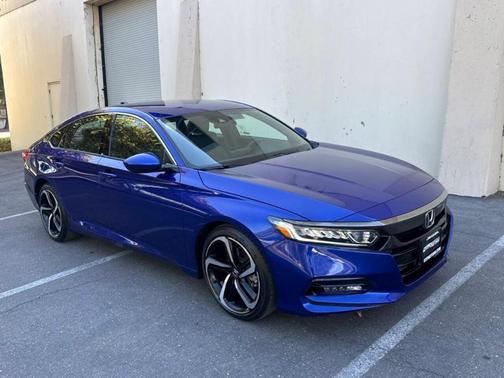 Blue 2019 Honda Accord Sport