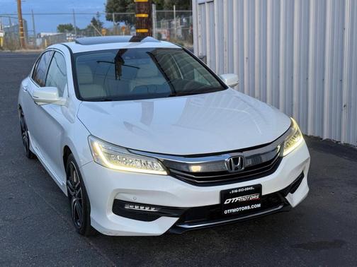 White 2016 Honda Accord Touring