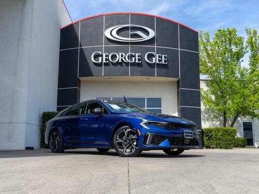 Blue 2025 Kia K5 GT-LINE