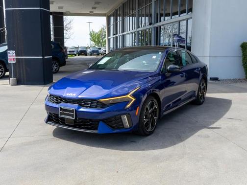 Blue 2025 Kia K5 GT-LINE
