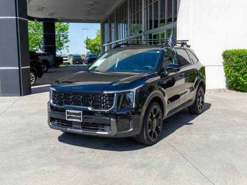 Black 2025 Kia Sorento X-LINE SX