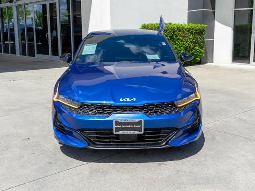 Blue 2024 Kia K5 GT-LINE