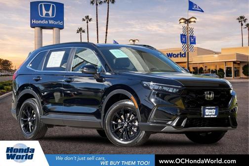 Crystal Black Pearl 2024 Honda CR-V Hybrid Sport AWD