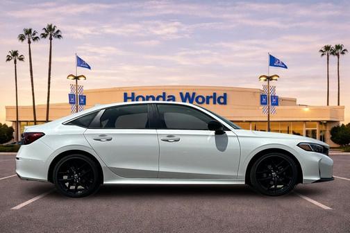 Platinum White 2026 Honda Civic Sport