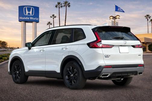 Platinum White Pearl 2026 Honda CR-V Hybrid Sport FWD