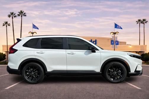 Platinum White Pearl 2026 Honda CR-V Hybrid Sport FWD