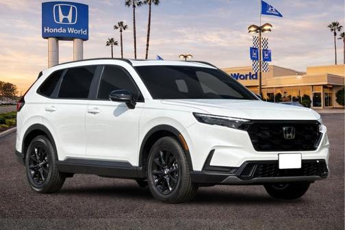 Platinum White Pearl 2026 Honda CR-V Hybrid Sport FWD
