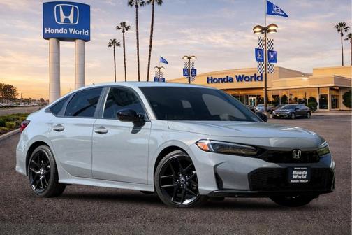 Urban Gray Pearl 2025 Honda Civic Sport