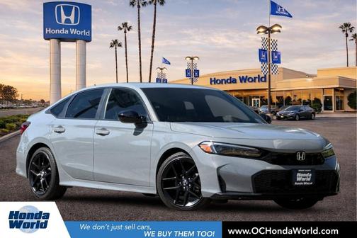Urban Gray Pearl 2025 Honda Civic Sport