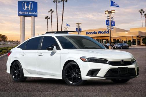 Platinum White Pearl 2022 Honda Civic Sport