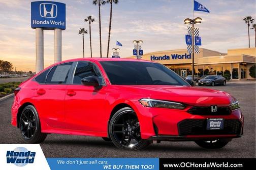 Rallye Red 2026 Honda Civic Hybrid Sport