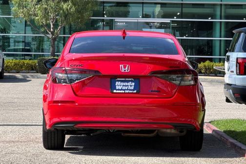 Rallye Red 2026 Honda Civic Hybrid Sport