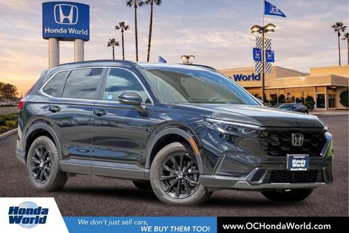 Crystal Black Pearl 2024 Honda CR-V Hybrid Sport AWD