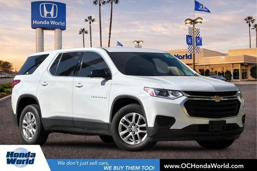 Summit White 2020 Chevrolet Traverse LS