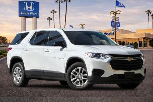 Summit White 2020 Chevrolet Traverse LS