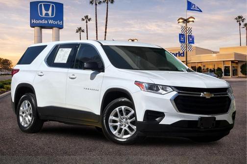 Summit White 2020 Chevrolet Traverse LS