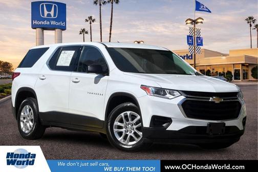 Summit White 2020 Chevrolet Traverse LS